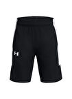 Under Armour Lastikli Bel Normal Siyah Erkek Çocuk Şort 1383402-001-UA Zone 7in Short