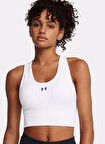 Under Armour 1384419-100-Vanish Seamless Mid Bra Beyaz Sporcu Sütyeni