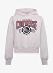 Converse Baskılı Kız Çocuk Pembe Sweatshırt 4CG227-AIU-CNVG BOXY GRAPHIC HOODIE