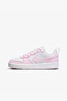 Nike Court Borough Low Recraft (GS) DV5456-105 Beyaz-Pembe Kadın Spor Ayakkabı