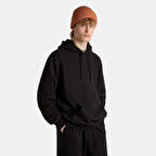 Erkek Siyah Kapüşonlu Sweatshirt Men's Vans Original Standards Loose Po Black Sweatshirt VN000GE8BLK1