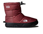 The North Face W Nuptse Apres Bootie Kadın Outdoor Botu (550 Dolgu Kaz Tüyü) NF0A5LWC8IM1 Kırmızı