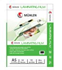Mühlen Beutel A5-100 | A5 Boyutu, 100 Mikron Laminasyon PVC Filmi 1 Paket 100 Adet