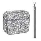 Gpack Airpods 3. Nesil uyumlu Kulaklık Kılıfı Bilek Askı Aparatlı Simli Airbag 45