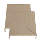 2'li*sünger dolgulu*fermuarlı*sandalye minderi 