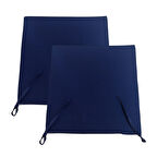 2'adet*sünger dolgulu*fermuarlı*sandalye minderi 