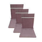 3'adet*Arkalıklı*fermuarlı*sünger dolgulu*sandalye minderi 