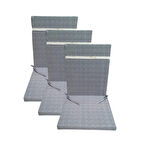 3'adet*Arkalıklı*fermuarlı*sünger dolgulu*sandalye minderi 