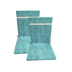 2'adet*fermuarlı*arkalıklı*sünger dolgulu*sandalye minderi 