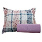 Tek kişilik lastikli çarşaf & volanlı yastık kılıfı*%100 pamuklu 