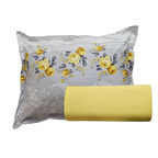 Tek kişilik lastikli çarşaf & volanlı yastık kılıfı*%100 pamuklu 