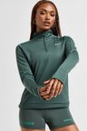 Nike Running Dri-Fit Pacer 1/4 Zip Kadın Çeyrek Fermuar Koyu Yeşil Sweatshrit