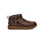 Kadın Bot 1163490 UGG W CLASSIC ULTRA MINI LTHR REGEN Ironwood