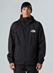 The North Face NF0A82VM4H01-M BUILD UP JACKET Siyah Standart Düz Erkek Ceket