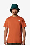 The North Face M Ss Box Nse  Erkek Turuncu T-Shirt NF0A87NP6D21