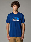 The North Face NF0A87NTD1R1-M SS MOUNTAIN LINE TEE Lacivert Bisiklet Yaka Regular Fit Düz Erkek T-Shirt