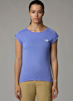 The North Face NF0A8BS20YI1-W TANKEN TANK - EU Mavi Bisiklet Yaka Regular Fit Düz Kadın T-Shirt