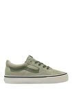 Vans VN0009QRD3Z1-SK8-Low Yeşil Deri Erkek Lifestyle Ayakkabı