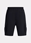 1386560-001 UA Vibe Woven Cargo Sho Loose Fit Siyah Erkek Şort