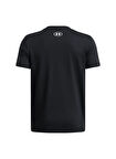 Under Armour Baskılı Siyah Erkek Çocuk T-Shirt 1389991-001-UA B Hoops Net SS