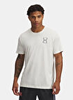Under Armour 1389823-114 UA RUN 96 SHORTSLEEVE Beyaz Yuvarlak Yaka Fitted Baskılı Erkek T-Shirt