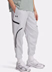 Under Armour 1390256-014 UA Unstoppable Cargo Pa Gri Lastikli Bel Loose Fit Düz Erkek Eşofman Altı