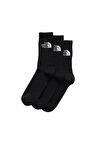The North Face Nf0A8Ekx Everyday Standard Crew Sock 3P Siyah Unisex Çorap