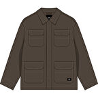 Drill Chore Nylon Jacket Erkek Kahverengi Mont - VN000P78