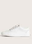 Vans VN000D6WWHT1-Old Skool Beyaz Süet + Deri Kadın Lifestyle Ayakkabı