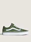 Vans VN000D2VZ3R1-Old Skool Yeşil Süet + Deri Kadın Lifestyle Ayakkabı