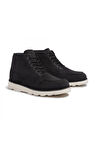 Timberland Tb0A6Cep Britton Mills Mid Lace Up Chukka Boot Süet Siyah Erkek Bot