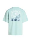 The North Face NF0A8GA0G701-M SUN OVERSIZE-GRAPHIC Mavi Regular Fit Baskılı Erkek T-Shirt
