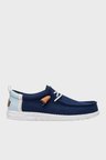 Hey Dude Wally Craft Linen Logolu Casual Ayakkabı Erkek AYAKKABI 43086-4UX LACİVERT