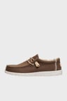 Hey Dude Wally Stretch Canvas Casual Ayakkkabı Erkek AYAKKABI 40700-2LN KAHVE