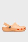 Crocs Classic Clog T Logolu Çıkarılabilir Kayışlı Terlik Kız Çocuk TERLİK 206990-86A TURUNCU