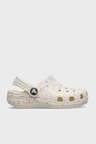 Crocs Classic Glow Paint Splatter Clog Sandalet Terlik Kız Çocuk TERLİK 212495-2MT BEYAZ