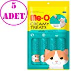 Meo Kurutulmuş Füme Ton Balıklı Krema Kedi Ödülü 4x15 gr 5 AD