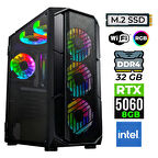 Xaser Neon X160 Intel i3 14100F 32GB Ram 1TB M.2 NVMe SSD 8GB RTX5060 Oyuncu Tavsiye Sistem