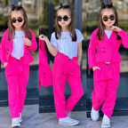 July Double Ceketli Kız Takım