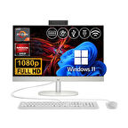 HP Proone 245 G10 Ryzen7 7730U 16GB 512GB M.2 SSD 9H6V1ET ATL25  23.8" W11Pro Beyaz All In One Bilgisayar