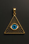 Altın Oran Piramit – Üçgen Göz Kolye Ucu
