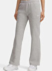 Under Armour 6003711-011-UA Rival Flc Piped Pant Gri Lastikli Bel Normal Düz Kadın Eşofman Altı