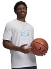 Under Armour 6011257-100 Curry Splash Wdmrk Tee Beyaz Bisiklet Normal Baskılı Erkek T-Shirt