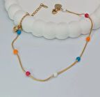 Gold Renkli Dorika Halhal Bileklik