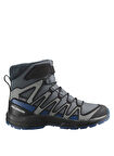 Salomon Siyah Erkek Çocuk Outdoor Bot L47857400-XA PRO V8 WINTER WATERPRO