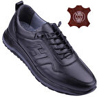 Hakiki Deri • Özel Dokulu Tasarım • Ortopedik Ultra Hafif Erkek Ayakkabı (Premium Serisi) 198H