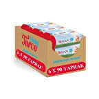 Baby Turco Islak Mendil Havlu 90 Yaprak x 6 Adet
