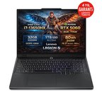 Lenovo Legion 5 15IRX10 Intel Core I7-13650HX 32GB 1TB SSD RTX 5060 8GB 15.3" WUXGAA (1920X1200) IPS 165Hz 115W Freedos Taşınabilir Bilgisayar 83LY00PYTR