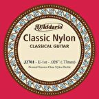 D'Addario Classic Nylon Normal Tension Clear Nyl Treble mi - J2701 Klasik Gitar Tek Tel (Sarımsız)