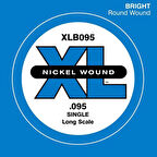 D'Addario Nickel Wound Single Long Scale .095 - XLB095 Bas Gitar Tek Tel